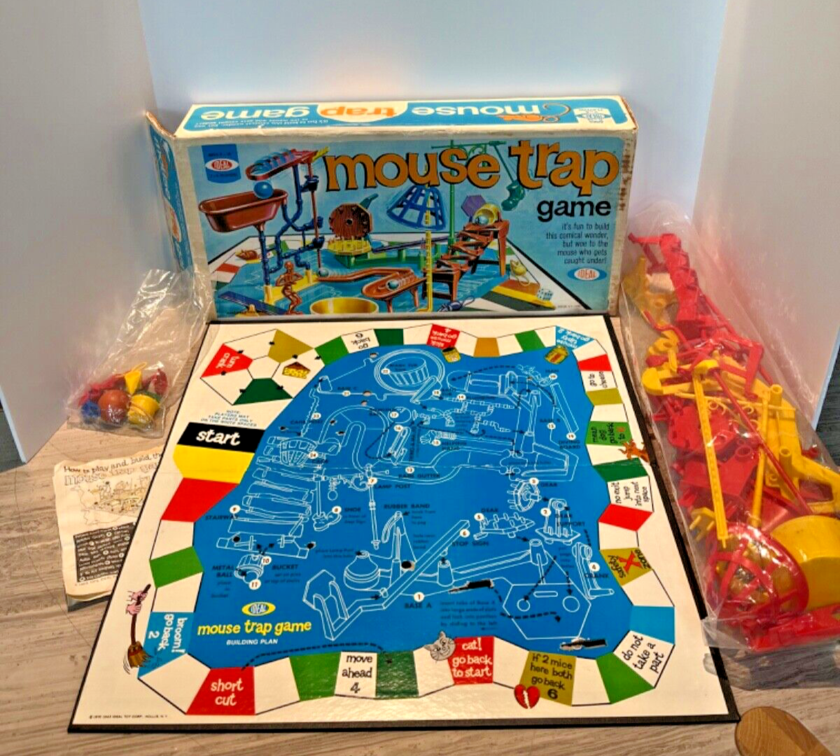 1975 Ideal Original Box Instructions Missing Cheese Pieces