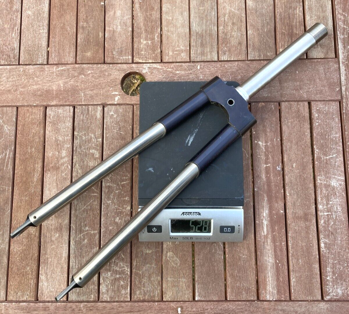McMahon Racing Cycles Titanium CNC Road Fork Ultralight 700c 1" Threaded MRC