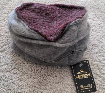 la fenice hat Wool Blend Florence Italy Handmade NWT