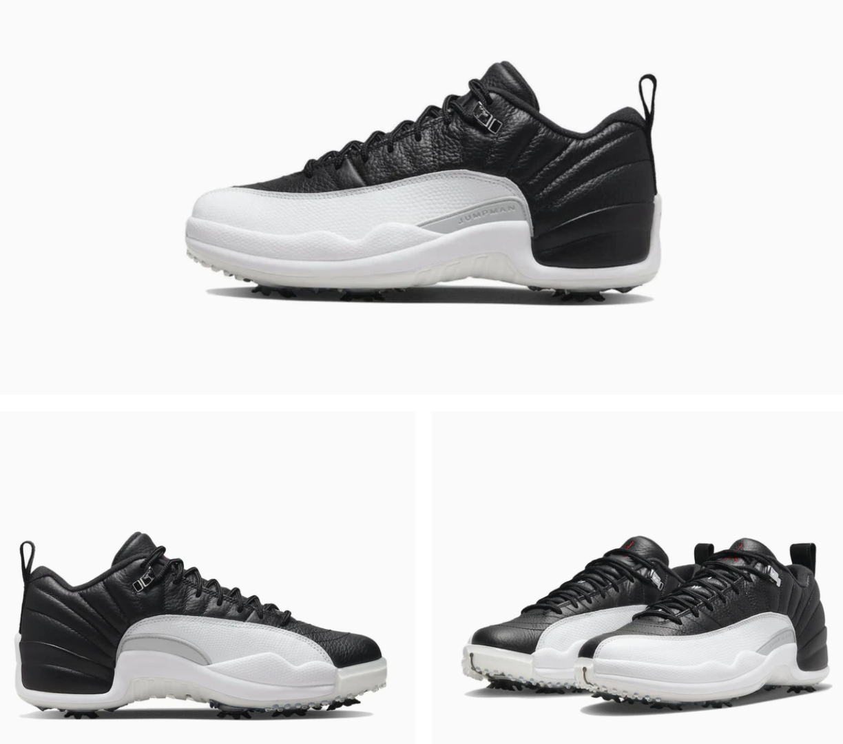 NIKE GOLF ナイキゴルフ DH4120-010 PLAYOFF AIR JORDAN 12 LOWゴルフシューズ  ブラック系 26 [240101422447] ゴルフウェア メンズ ストスト NEW Men's Nike Air Jordan 12 Low Golf 'Playoffs' Shoes