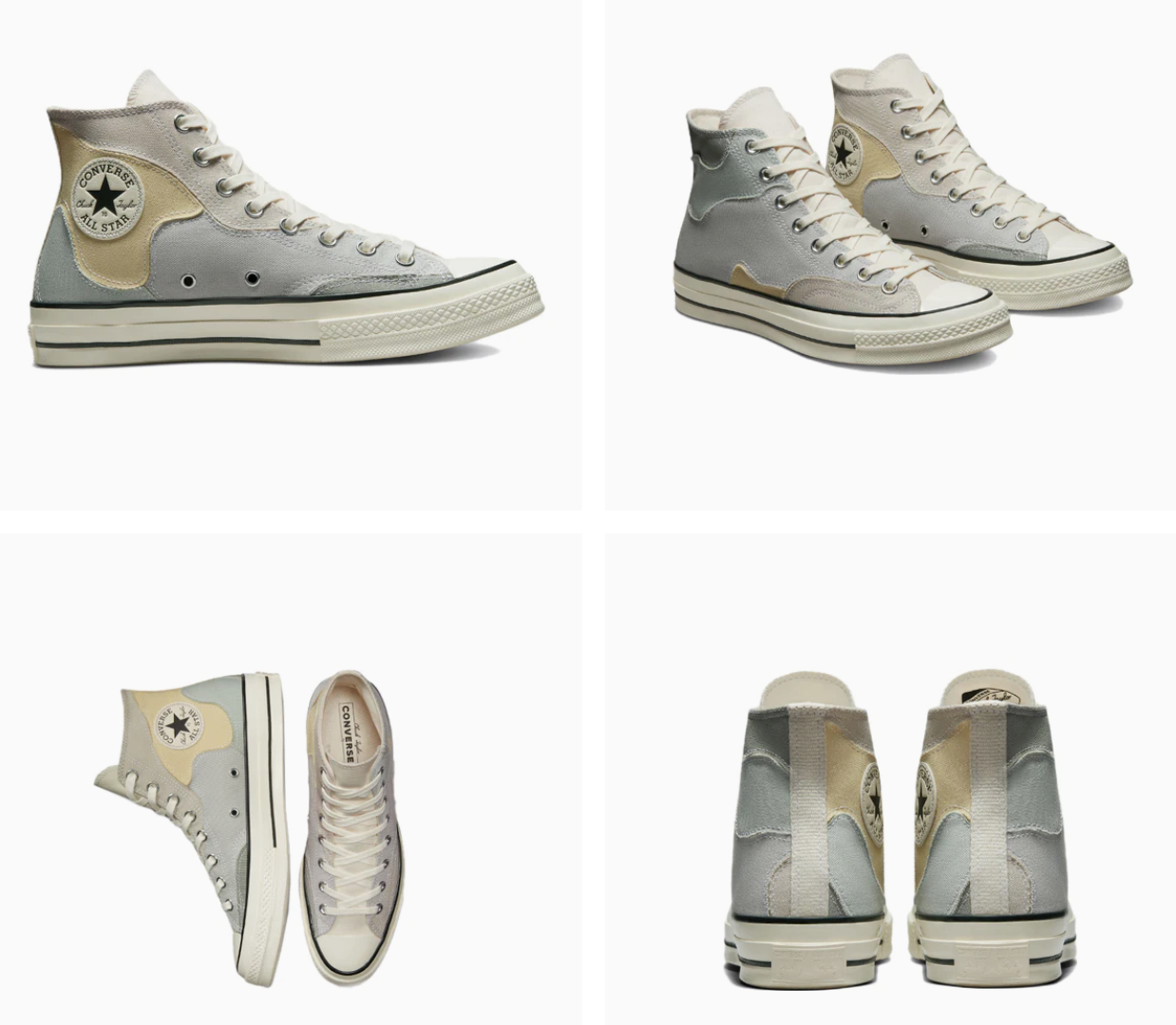 Pre-owned Converse Men's  Chuck 70 High Crafted Patchwork Desert Boots Shoes A03293c