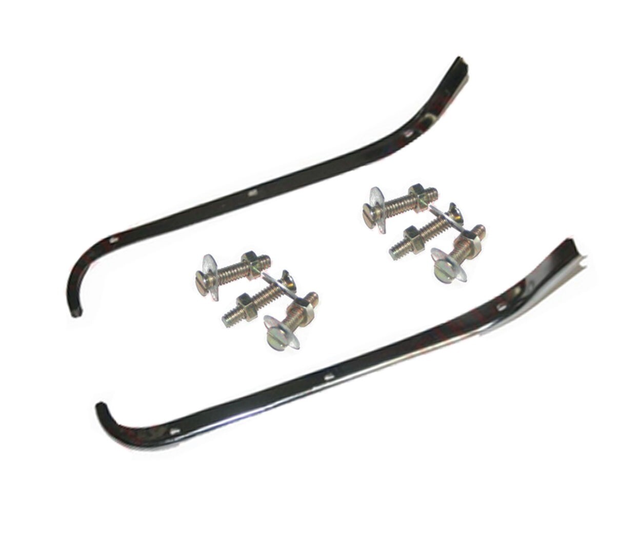 Vespa Scooter Complete Footboard Rubber Mat Side Holding Channel + Screws  