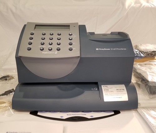 PITNEY BOWES MAILSTATION 2 DIGITAL POSTAGE METER SCALE WITH INK **FOR PARTS**