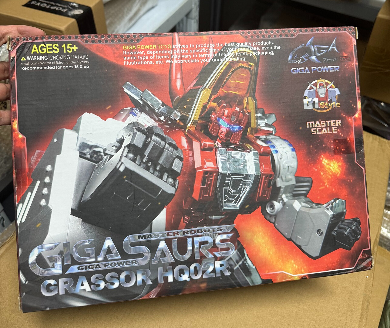 transforms Toy Gigapower GP HQ-02R Grassor Slag Master