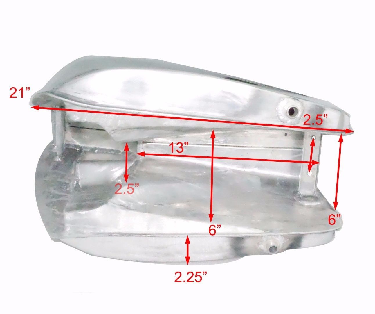 Petrol Gas Fuel Tank Steel Chrome Plated For BMW R75/5 Motorcycles