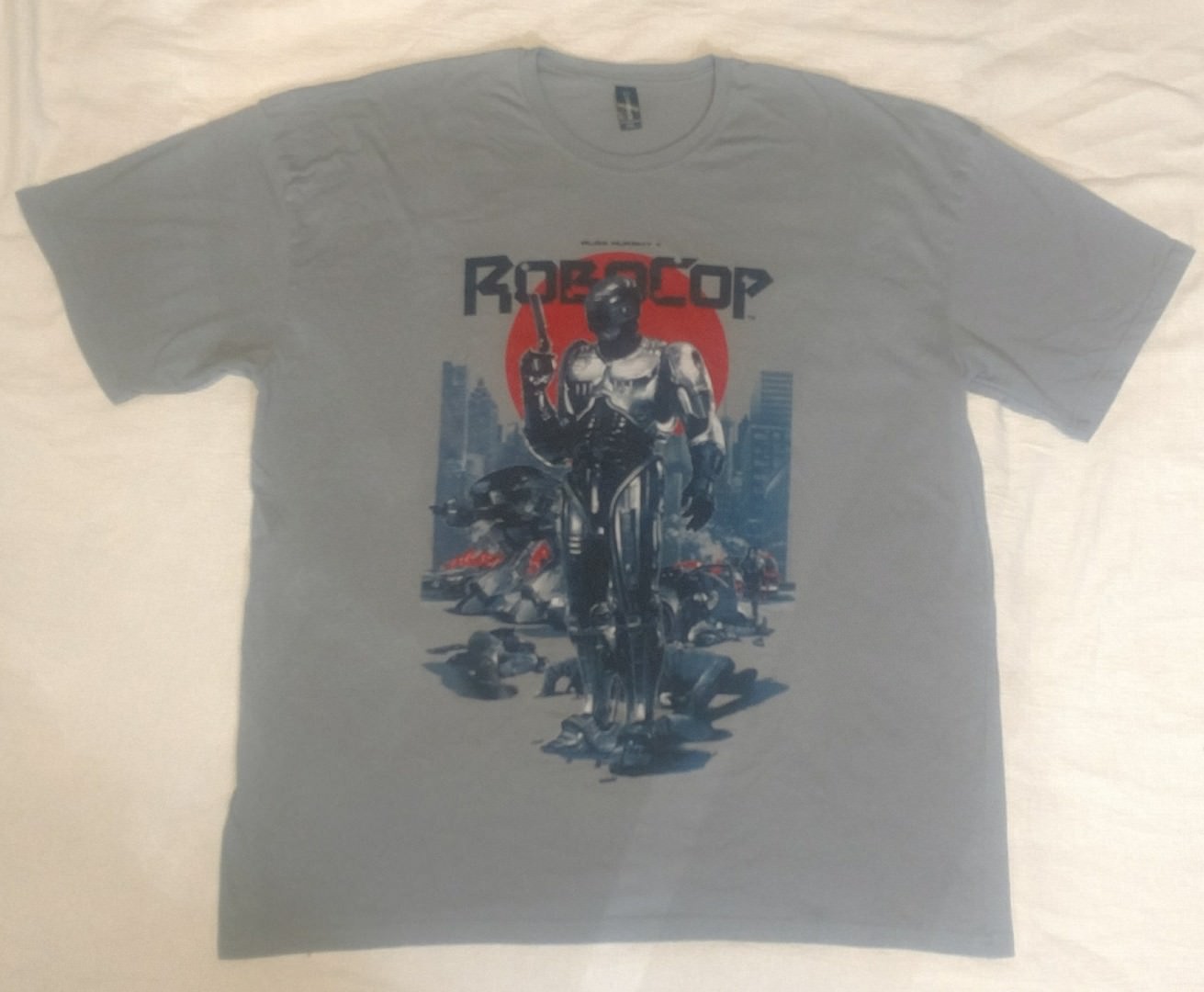 Robocop shirt size 3 XL vintage Tshirt t shirt gray good condition
