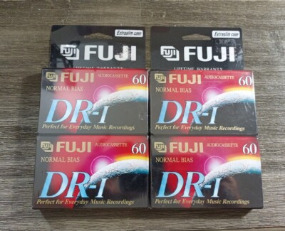 Fuji DR-I 90 Blank Audio Tape Cassette Lot Of 2- Pack of 2