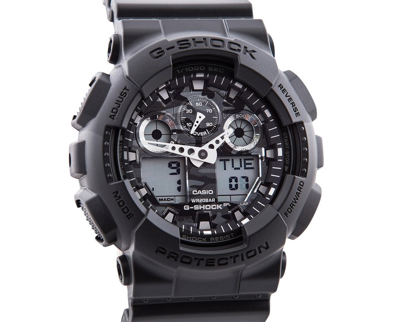 g shock ga 100cf 8a
