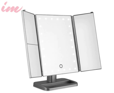 3 way lighted makeup mirror hotsell