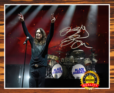 Ozzy Osbourne - Autographed Signed 8 x10 Photo (Black