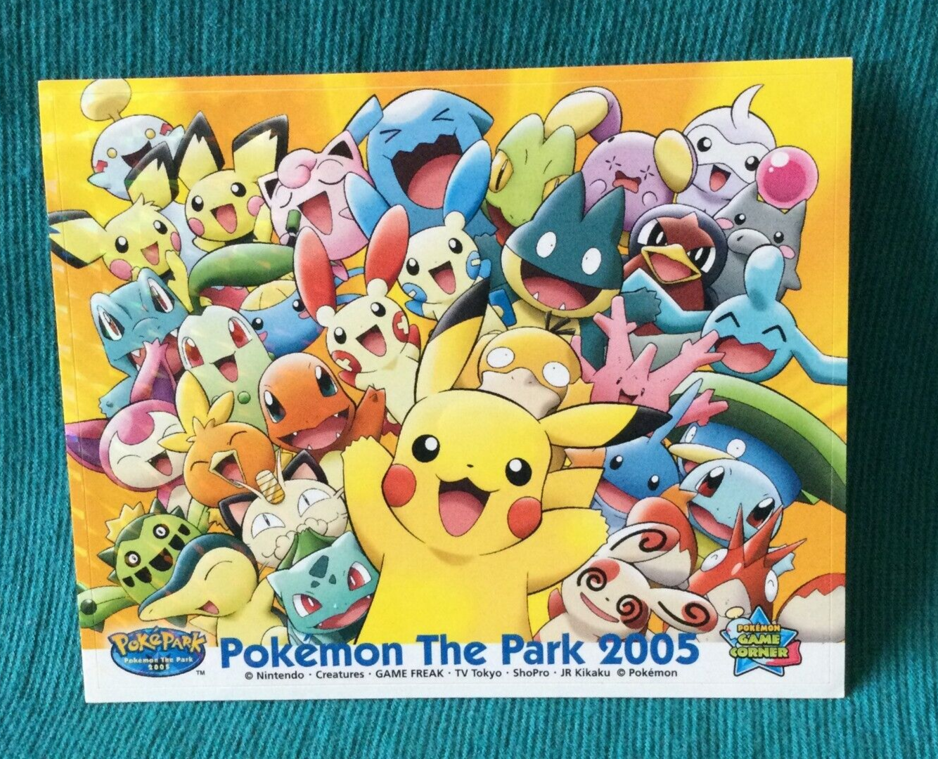 レア 未開封 未使用 2005 Pokemon The Park LP】Pokemon The Park 2005 Sticker Holo / Pikachu & Friends