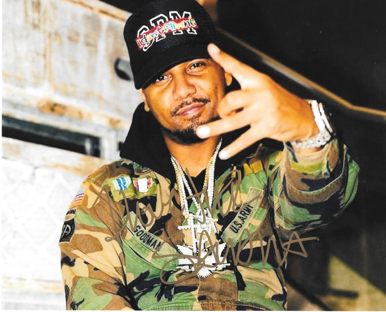 JUELZ SANTANA * signed 8x10 photo * THE DIPLOMATS * DIPSET