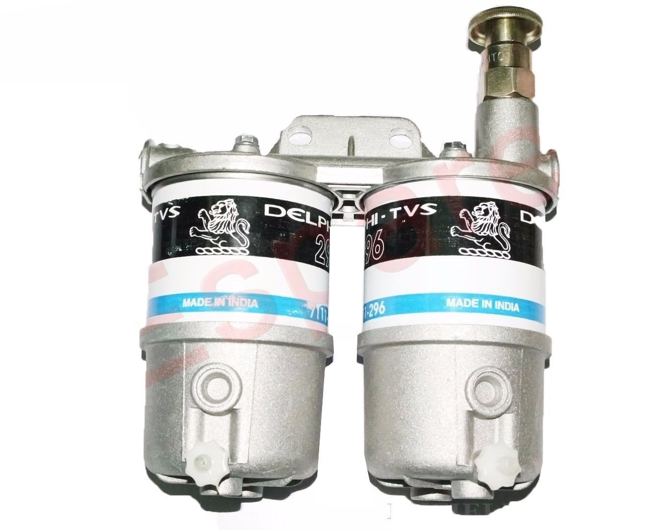 Double Twin Diesel Fuel Filter Assy Fits Massey Ferguson Ford John Deere JCB 