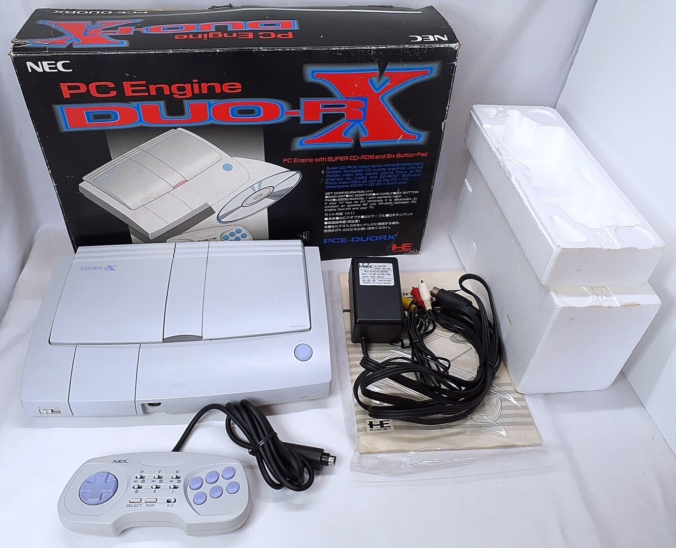 PC engine CD・ROm2 PC Engine CD ROM2 CDR-30 with INTERFACE UNIT IFU-30 Tested