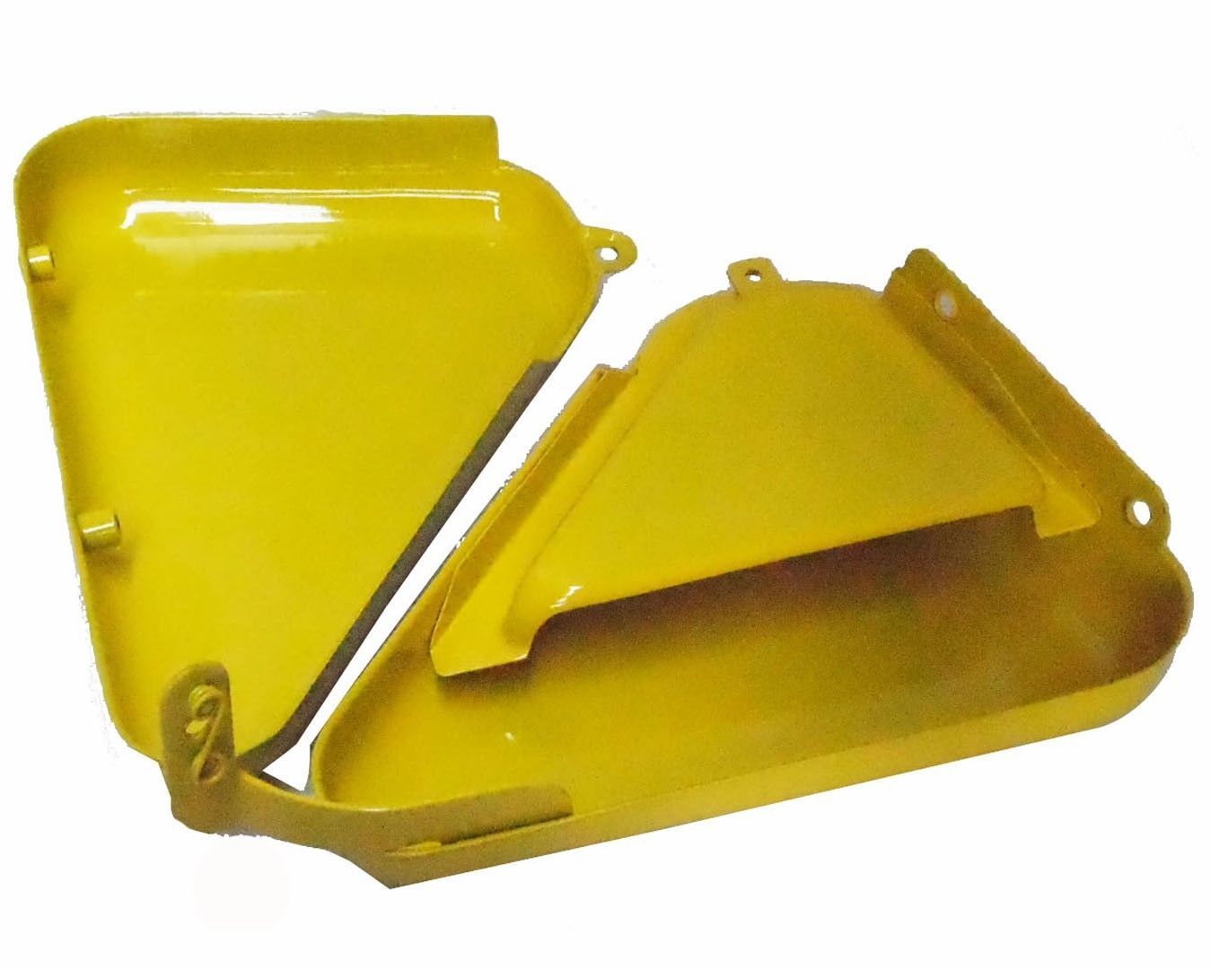 For Norton Commando 850 Tool Box Oil Tank Side Panel Steel Yellow Painted  