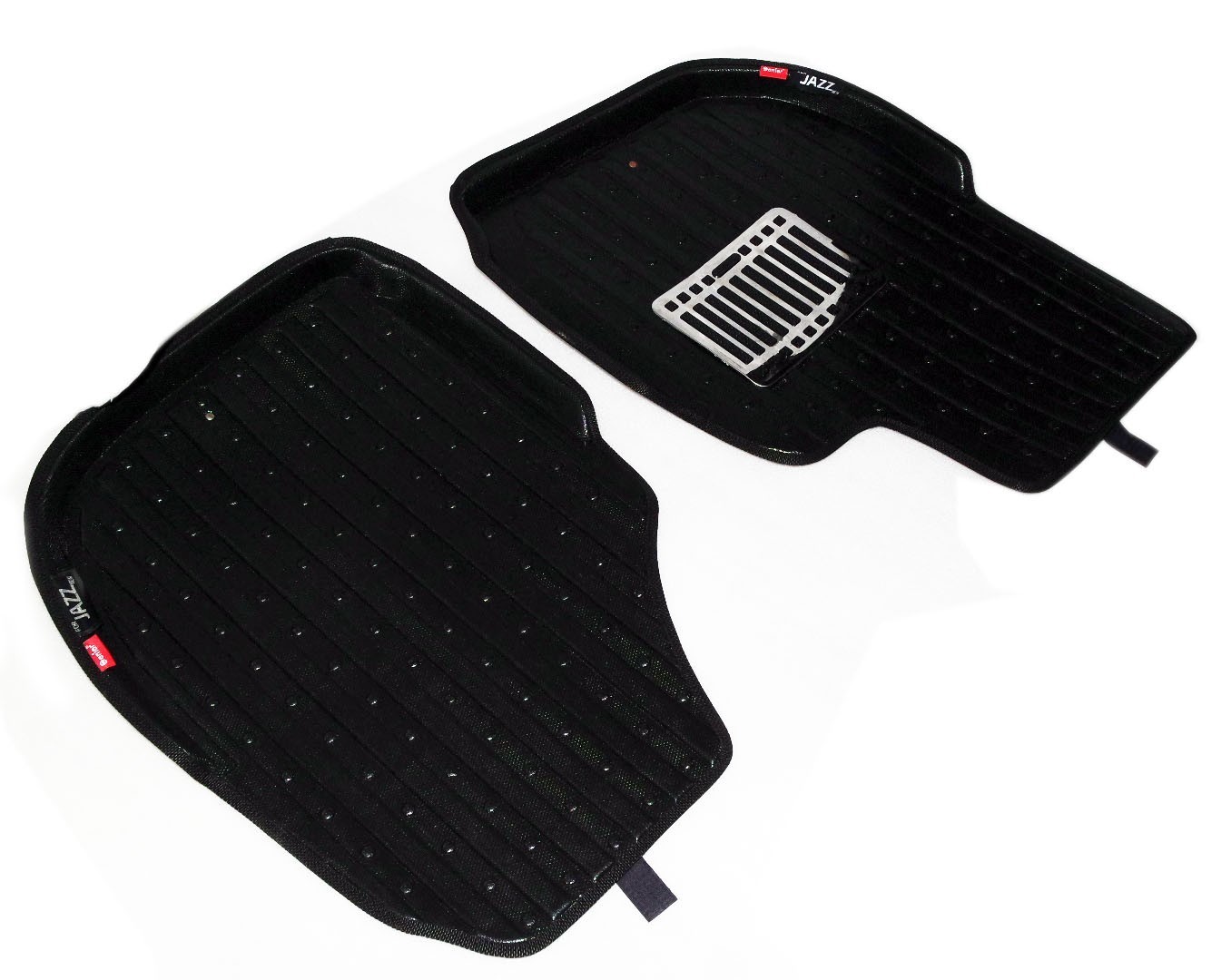 Car Interior Carpet Floor Mats Foot Mat Set Black 3D Mats For Honda Jazz  