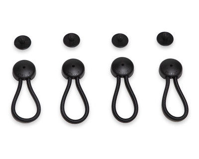 Stayput Fasteners 6 5/8'' Standard Size Black Bungee Shock Cord & Fastener for