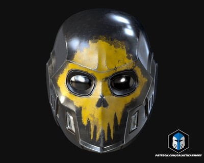 HD2 Hell Bent Helmet — 3D Printed RAW DIY Cosplay Helmet Kit