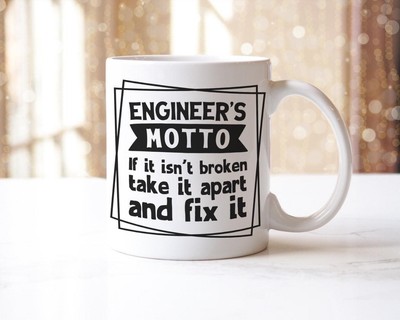 Engineer Mug,Coffee Mug Gift for Dad, Mom,Daughter,Son,birthday present