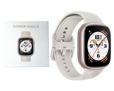 HONOR Watch 4 GPS Smartwatch (Gold) TMA-B19 - 1.75-inch AMOLED, 50m Waterproof