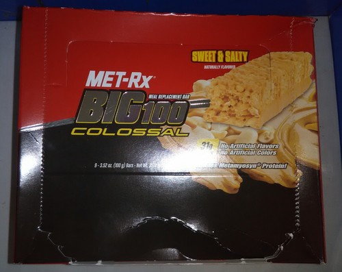 UPC 786560557030 product image for Metrx Big 100 Colossal Bar, Sweet And Salty, 100 Gram (pack Of 9) | upcitemdb.com