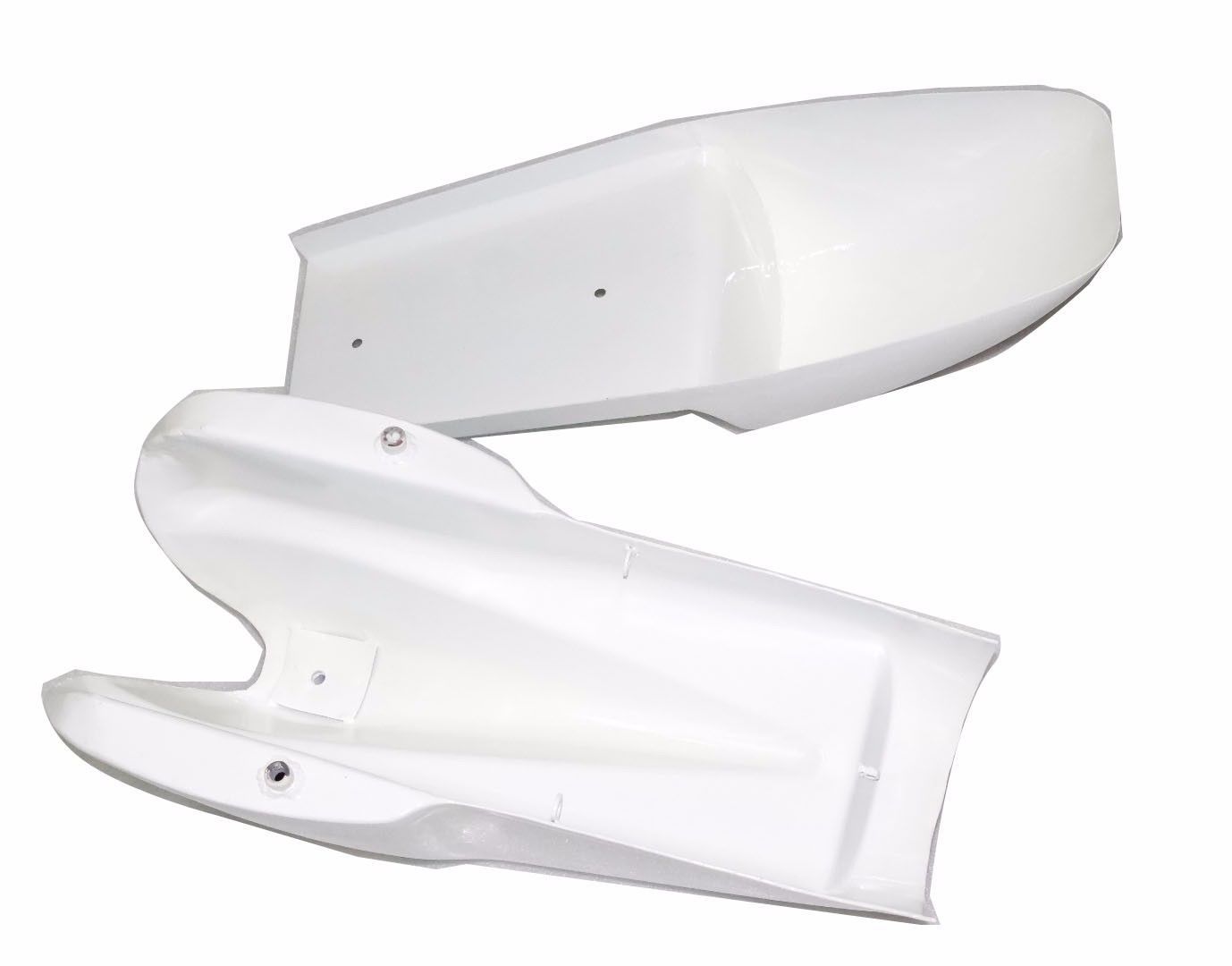 Benelli Mojave Cafe Racer 260 360 White & Cherry Petrol Fuel Tank With Seat  