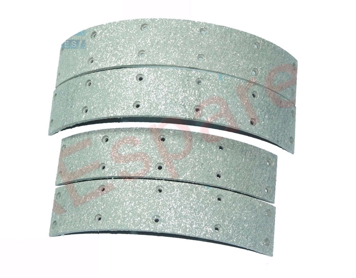 Rear Brake Shoe Linings Set With Rivets Mahindra Commander MM540 FC150 FC160