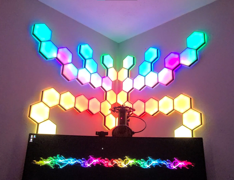 DIY HEXALEAF NANOLEAF KIT 6.5" PANELS - LED's NOT INCLUDED