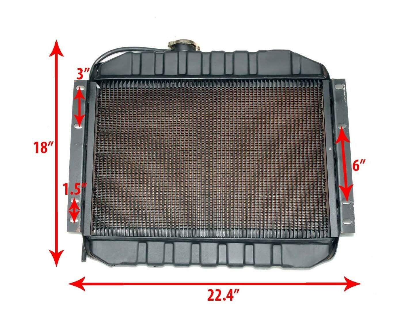 Radiator Assembly For Mahindra CJ340 CJ540 & MM540 Jeeps Diesel Models 