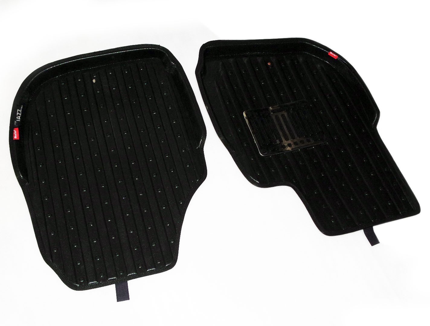 Car Interior Carpet Floor Mats Foot Mat Set Black 3D Mats For Honda Jazz  