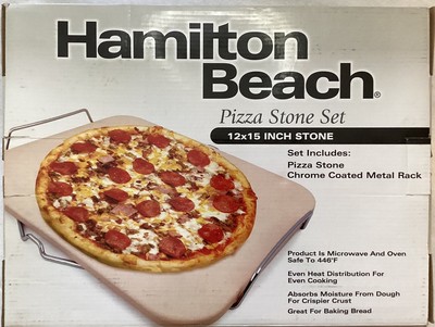 Hamilton Beach Pizza Stone Set