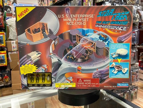 スタートレック　Enterprise ミニプレイセット NCC-1701-D Vintage Star Trek The Next Generation USS Enterprise Mini