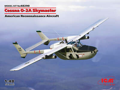 ICM 48290 American Reconnaissance Aircraft Cessna O-2A Skymaster 1/48