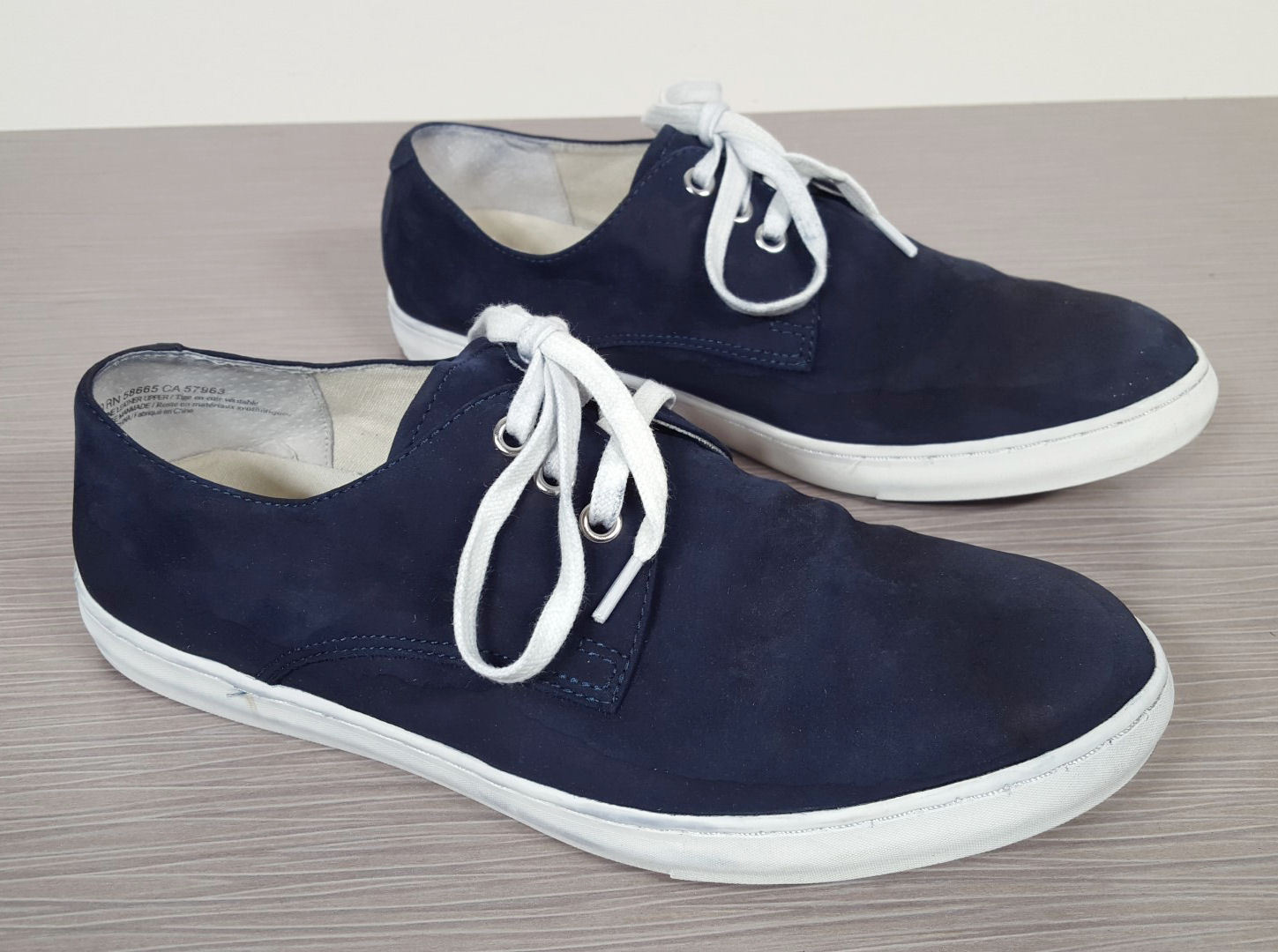 1901 'Harbor' Sneaker Navy Leather Mens Size 7.5 / 40