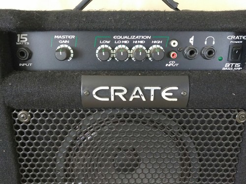 Crate BT-15 Combo Bass Amplifier. Fast Shipping!!