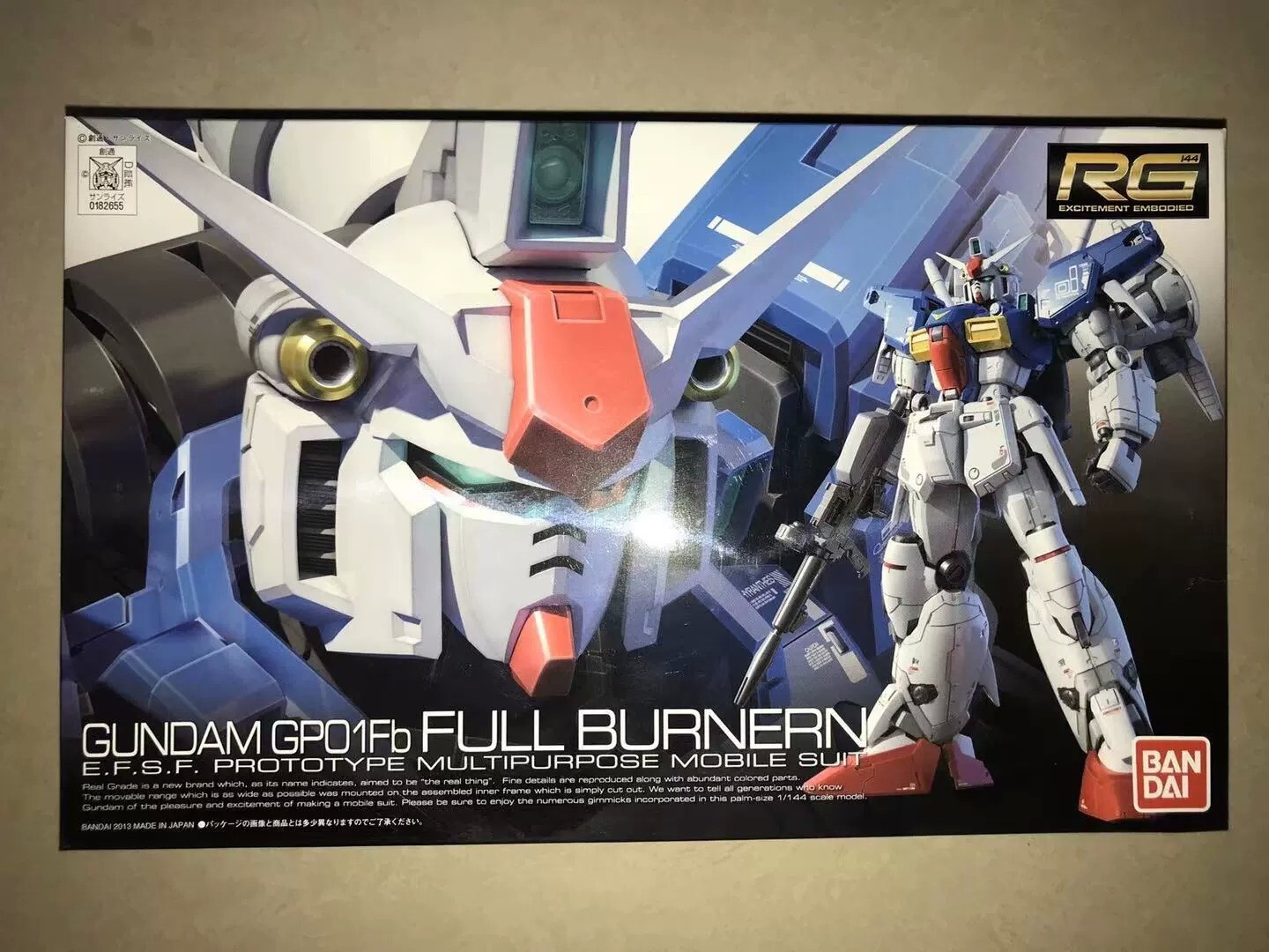 BANDAI 超合金 RX-78-01FB GUNDAM BANDAI [RG] 1/144 RX-78 GUNDAM GP01FB FULL BURNERN | eBay
