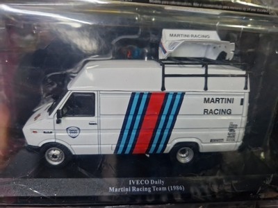 Vehiculos de Asistencia Rally. Iveco Daily (1986) Martini Racing. ALTAYA