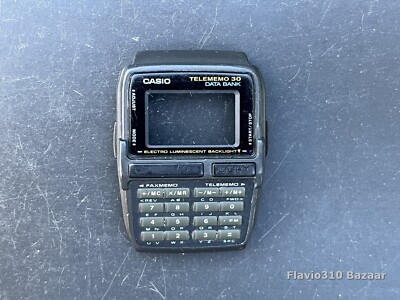 Authentic CASIO DBC-30 Data Bank Telememo 50 Illuminator - Black Case Bezel ONLY