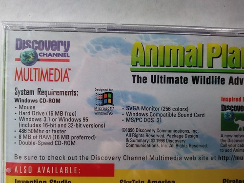 DISCOVERY CHANNEL Animal Planet Ultimate Wildlife Adventure PC CD Science Game