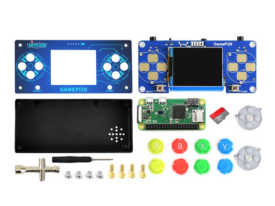 Waveshare Mini Video Game Console GamePi20 for Raspberry Pi Zero 2in IPS Display