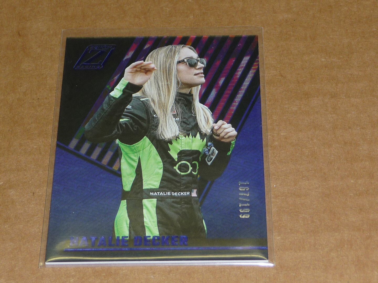 Nataliaページ 2022 Panini Chronicles RACING NATALIE DECKER ZENITH BLUE