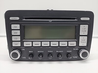 VW TIGUAN CC JETTA GTI PASSAT 6 Disc Sat Radio Stereo MP3 #1KO 035 180 LDEL AF