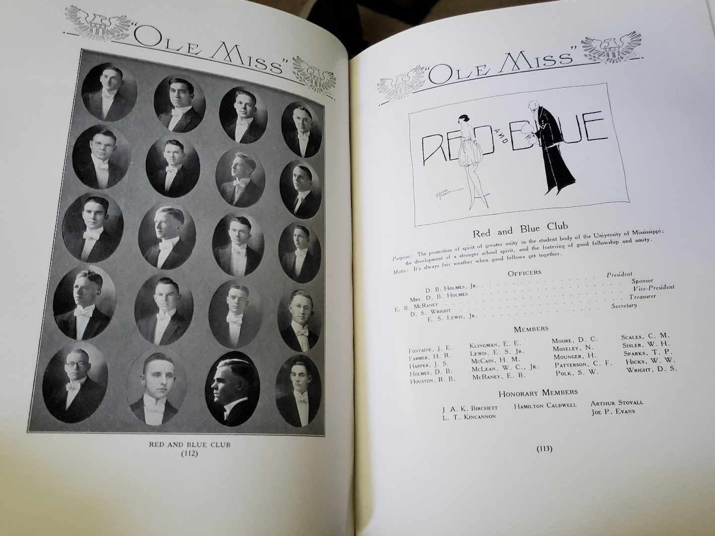 University of Mississippi Ole Miss 1918 Yearbook William Faulkner Illustrations