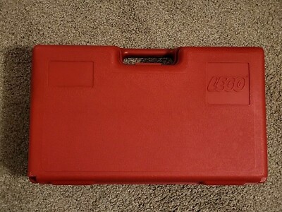 LEGO hard plastic storage carrying case 80's made USA 17'' x 10'' x 5'' red