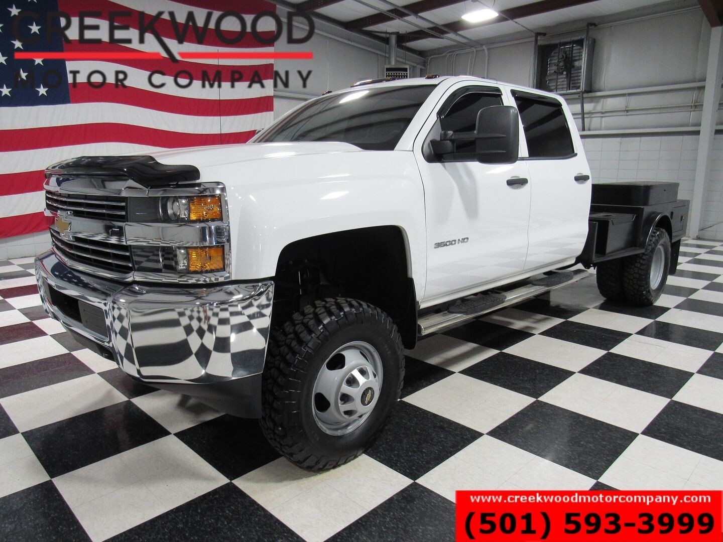 2015 Chevrolet Silverado 3500hd Dually 4x4 6.0l Gas 1 Owner Welder