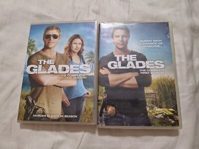 The Glades  Season 1 One and 2 Two DVD Lot Very Good