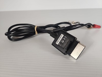 Genuine Authentic Microsoft XBOX 360 Composite Audio-Visual AV RCA CABLE