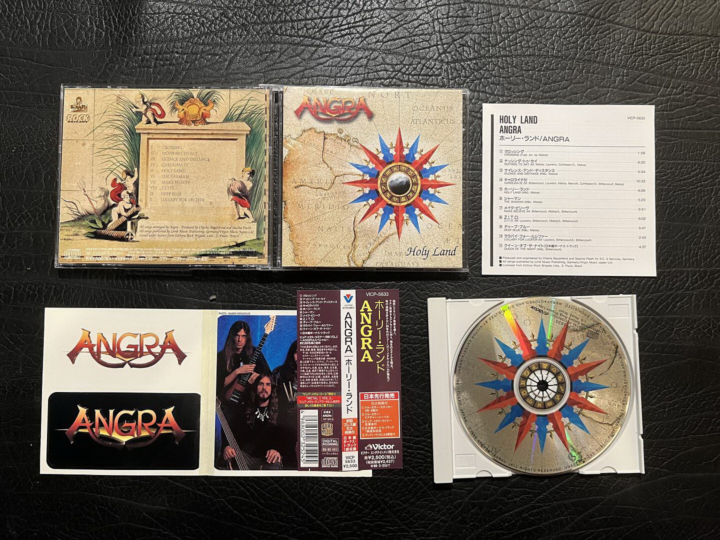アングラANGRA, Holy Land (DIGIPACK Ver.) Angra – Holy Land – CD (Digipak, Slipcase, Golden CD, Album