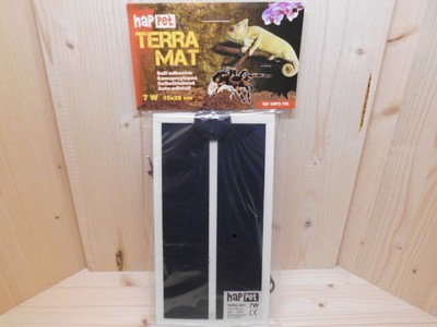Terrarium Heizmatte Boden / Wand Heizung Reptilien Infrarotstrahlung 7W 15x28 cm