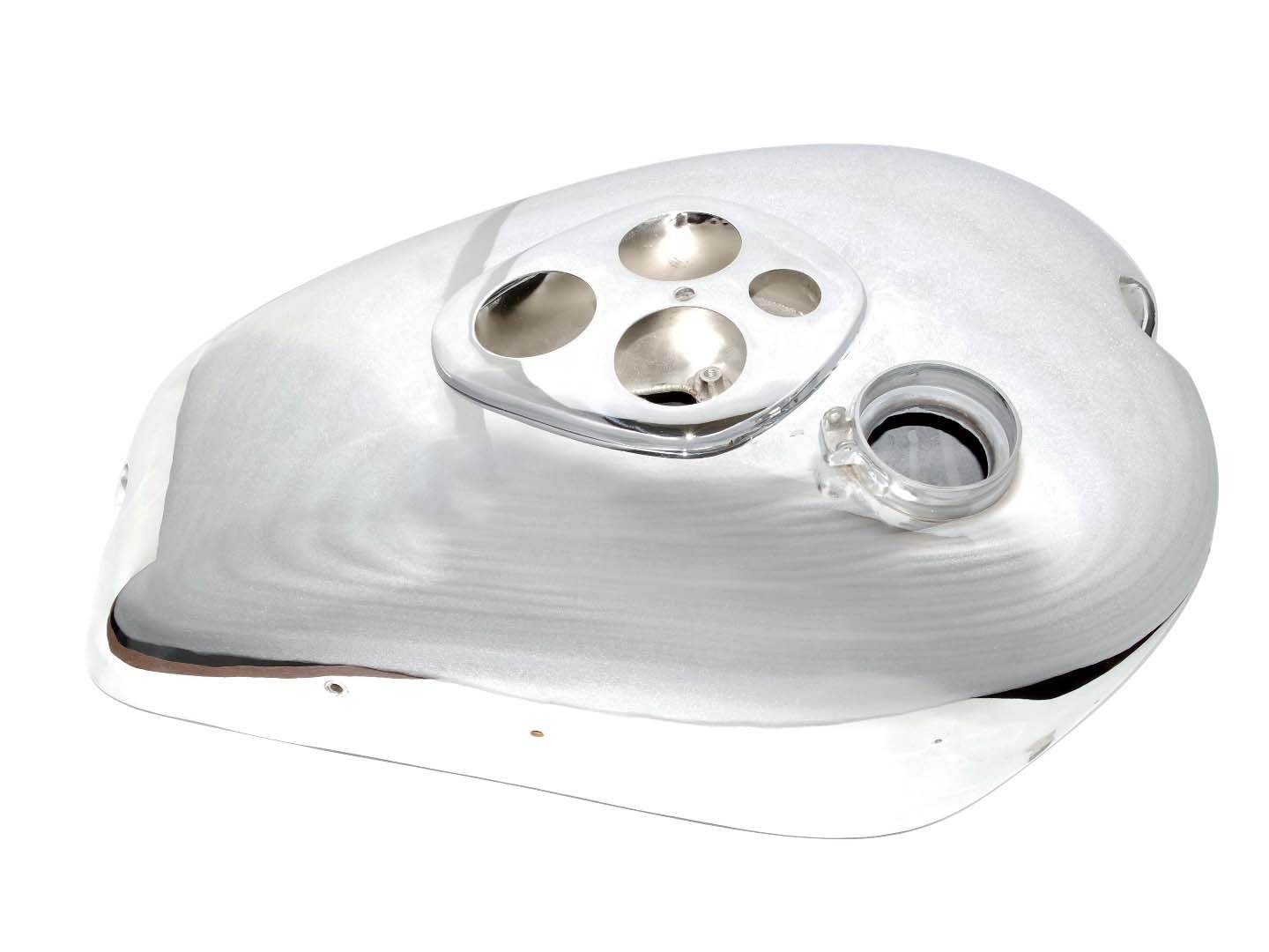 1938 Reproduction Vintage Chrome Plated Fits Triumph Tiger Fuel Tank With Cap 
